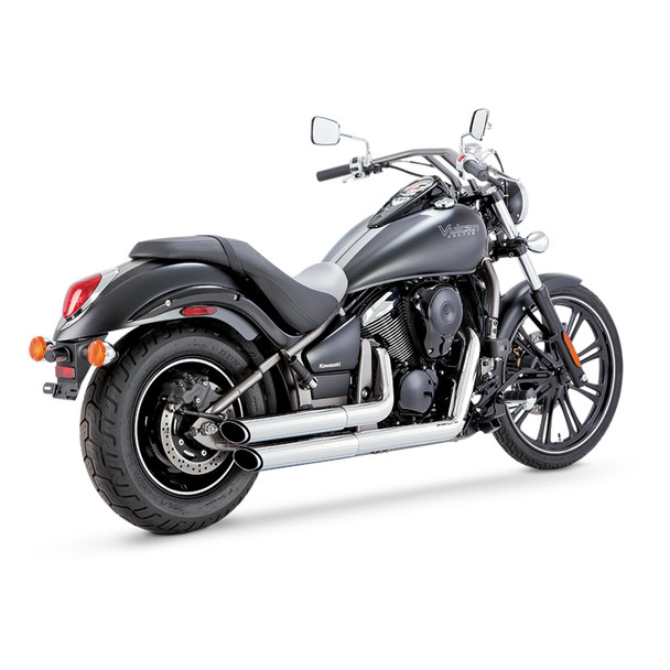 Vance & Hines Twin Slash Staggered Full Exhaust: 06-18 Vulcan 900 Models