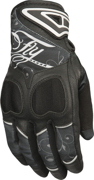 Fly Racing Women's Venus Gloves - Black/Grey - XLarge - 476-6120X