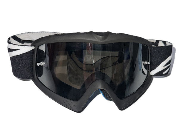 Alpinestars Youth Vision Goggle - Corp - Black - Silver Mirror - [Open Box]
