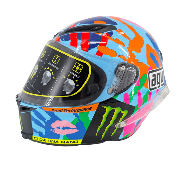 AGV Corsa Limited Edition - Rossi Misano 2014 "Hands" Helmet - Small