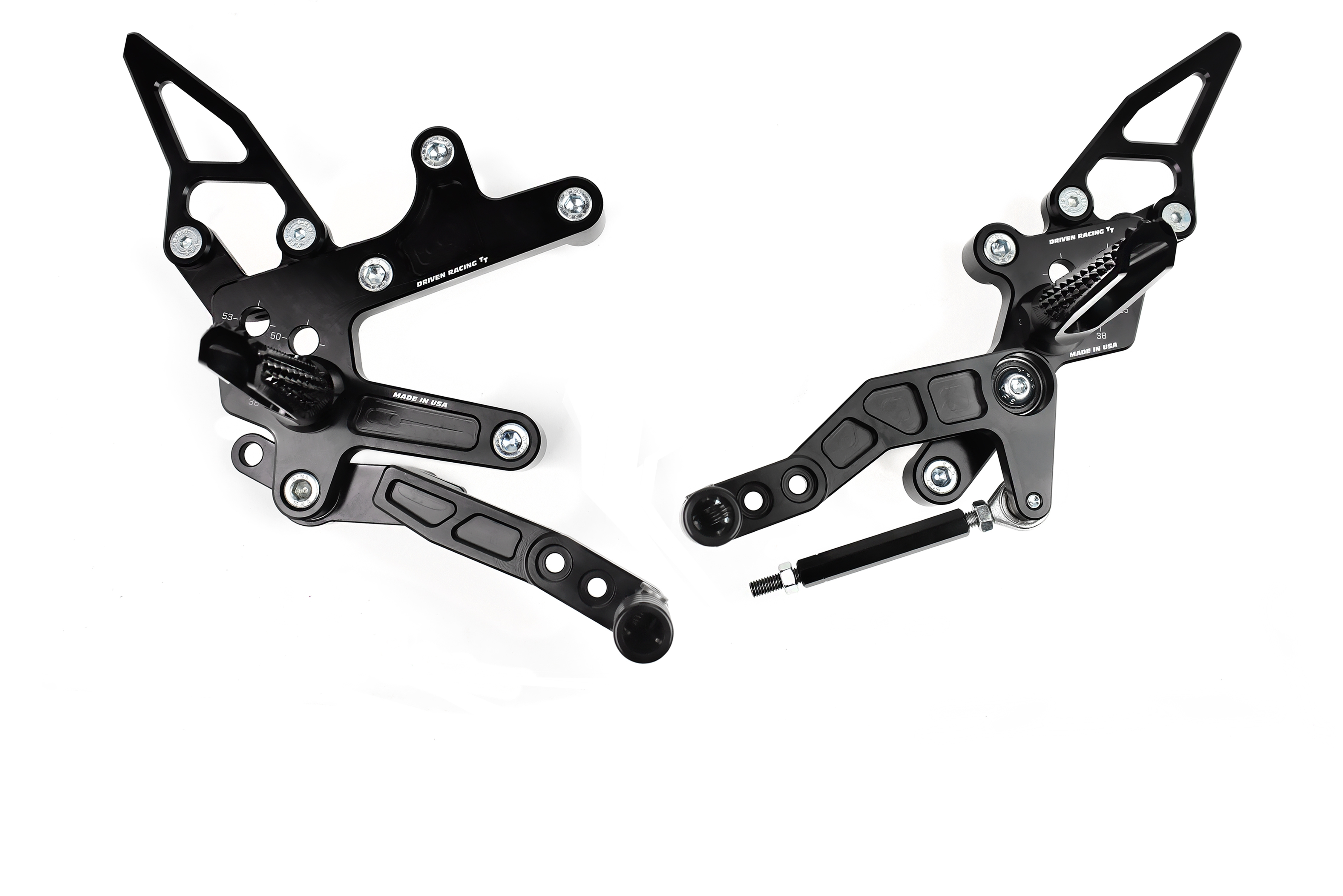 Driven Racing TT Rearsets - 18-19 Kawasaki ZX-400 - MotoMummy