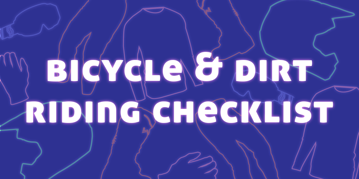 Bicycle & Dirt Bike OffRoad Checklist MotoMummy MotoMummy