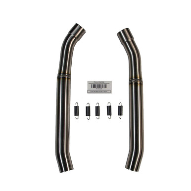 Hindle Exhaust Dual Slip-on Adapter: 06-22 Kawasaki ZX-14/R