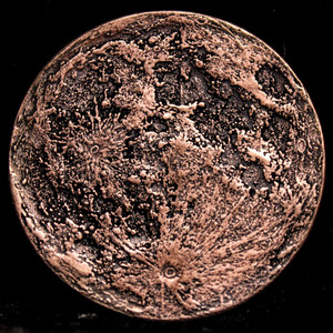 Super Blood Moon Coin in Solid Copper