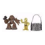 STAR WARS GALACTIC HEROS "CHEWBACCA AND C3P-O"