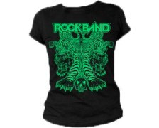 ROCK BAND "GREEN TIGERS" T-SHIRT Juniors Small