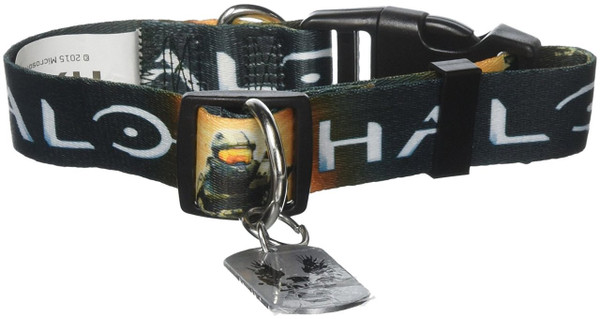 Halo Master Chief dog collar XLarge 21-36" neck