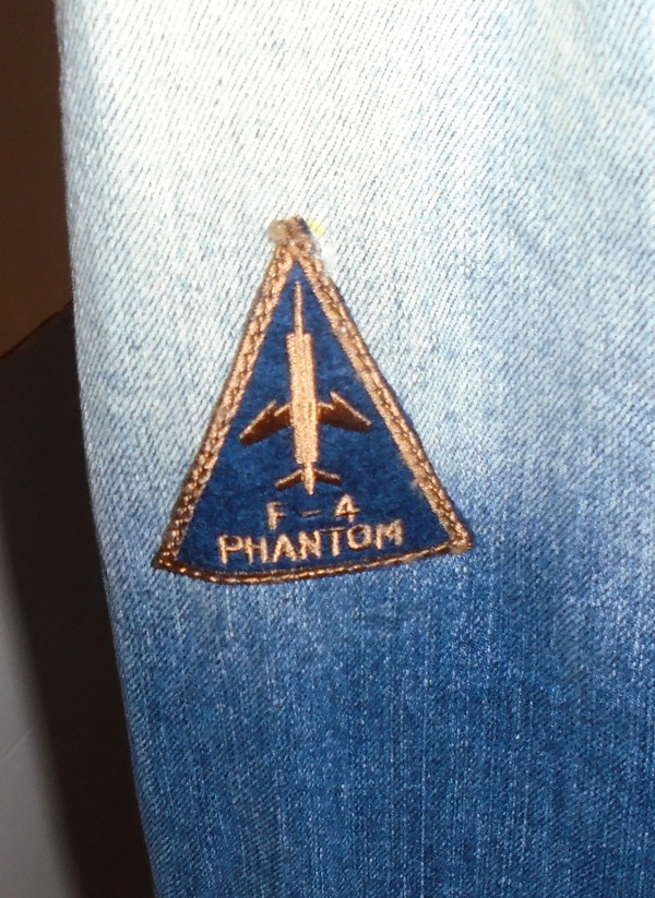 WOLFGANG'S DESIGNS BY DRAGONFLY DENIM JACKET PINK FLOYD MENS LARGE