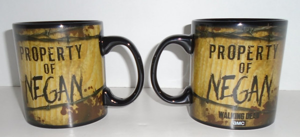 The Walking Dead Property of Negan 20 oz mug set of 2