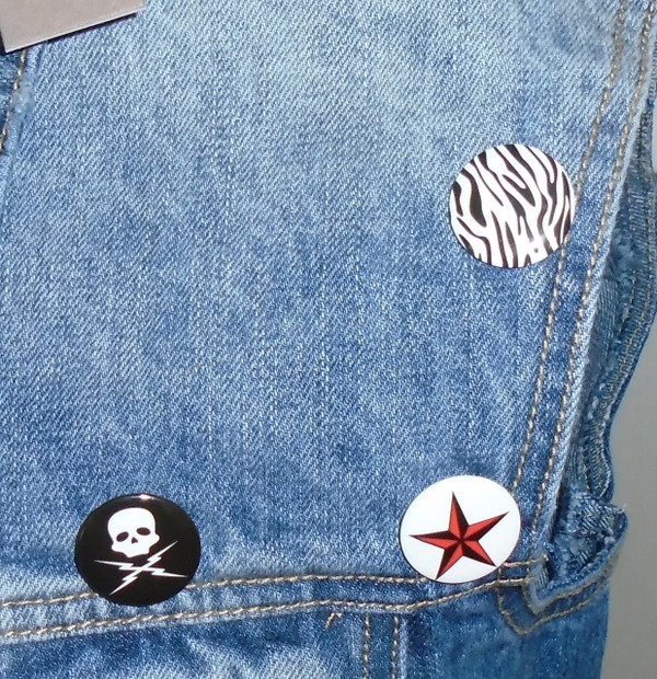 WOLFGANG'S DESIGNS BY DRAGONFLY DENIM VEST PINK FLOYD MENS LARGE