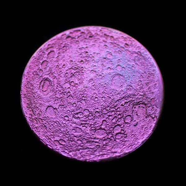 Purple "Flower" Moon Coin