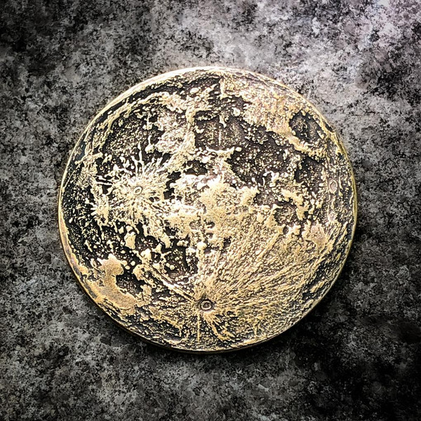 Super Harvest Moon Coin Solid Brass