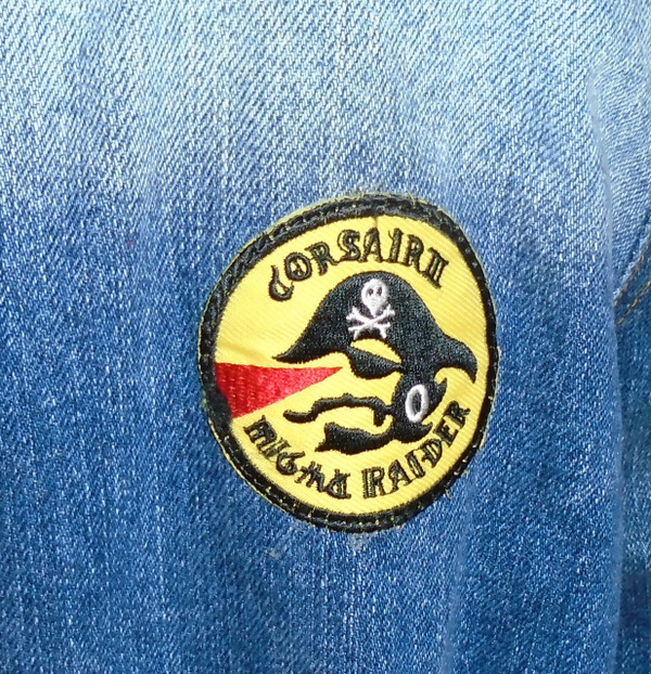 WOLFGANG'S DESIGNS BY DRAGONFLY DENIM JACKET ROLLING STONES  Womens MEDIUM