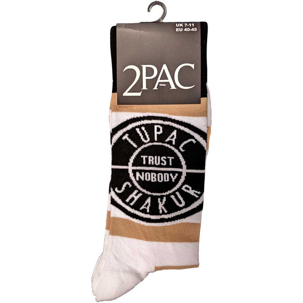 TUPAC UNISEX ANKLE SOCKS: TRUST NOBODY