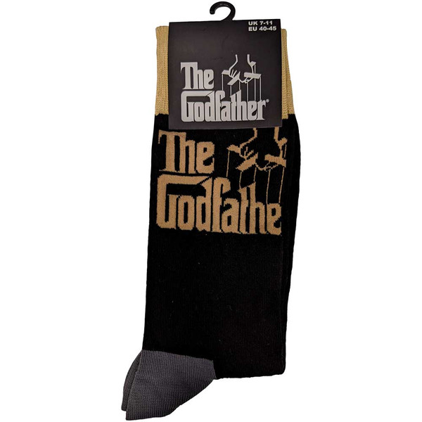 THE GODFATHER UNISEX ANKLE SOCKS: LOGO GOLD