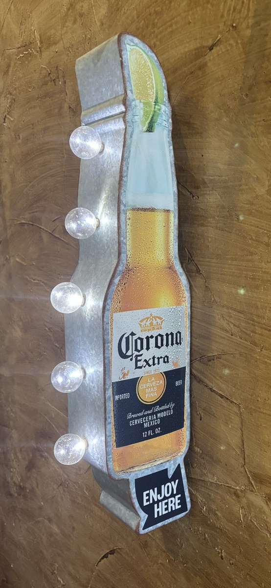 CORONA EXTRA Vintage LED Double-Sided Marquee Sign