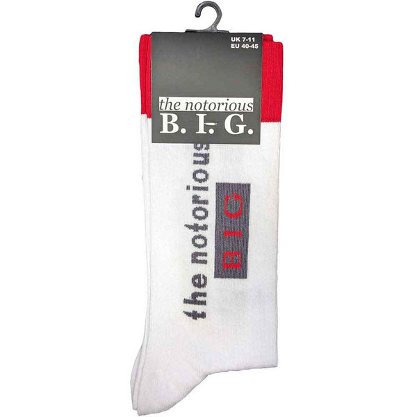 BIGGIE SMALLS UNISEX ANKLE SOCKS: READY TO DIE WHITE US size 7.5-11.5