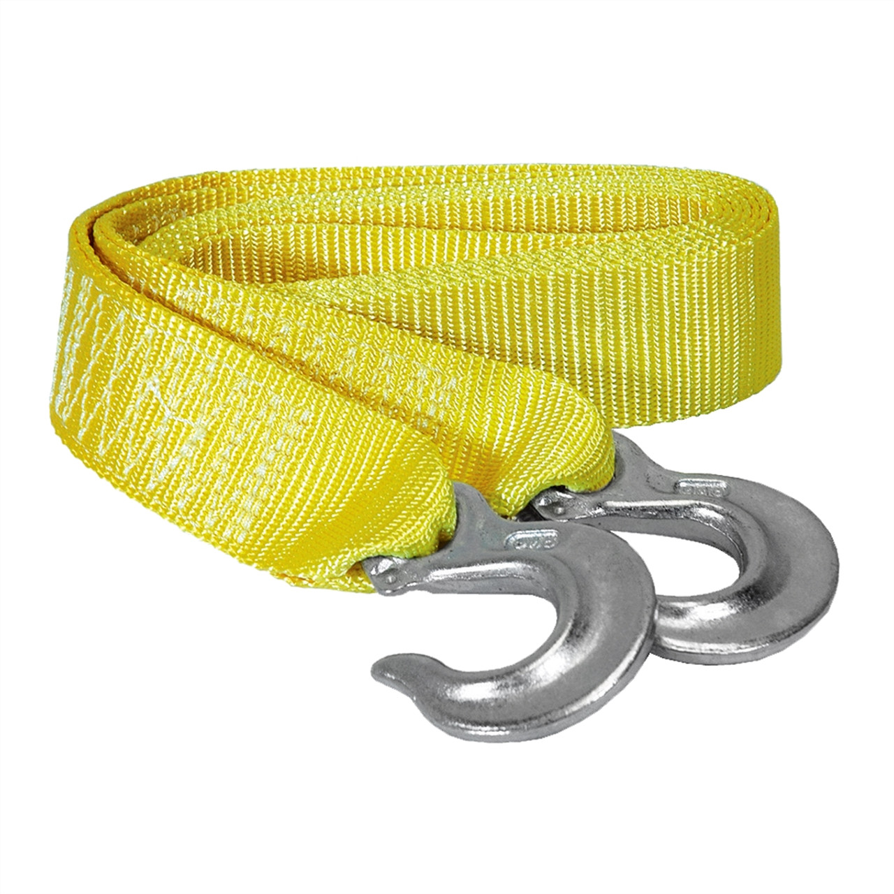 THC-18 TOW STRAP, equipped with metal towing hooks or