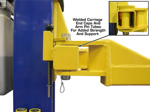 2 Post Car lift with Bottom Plate (9,000 lbs capacity) 9KBP