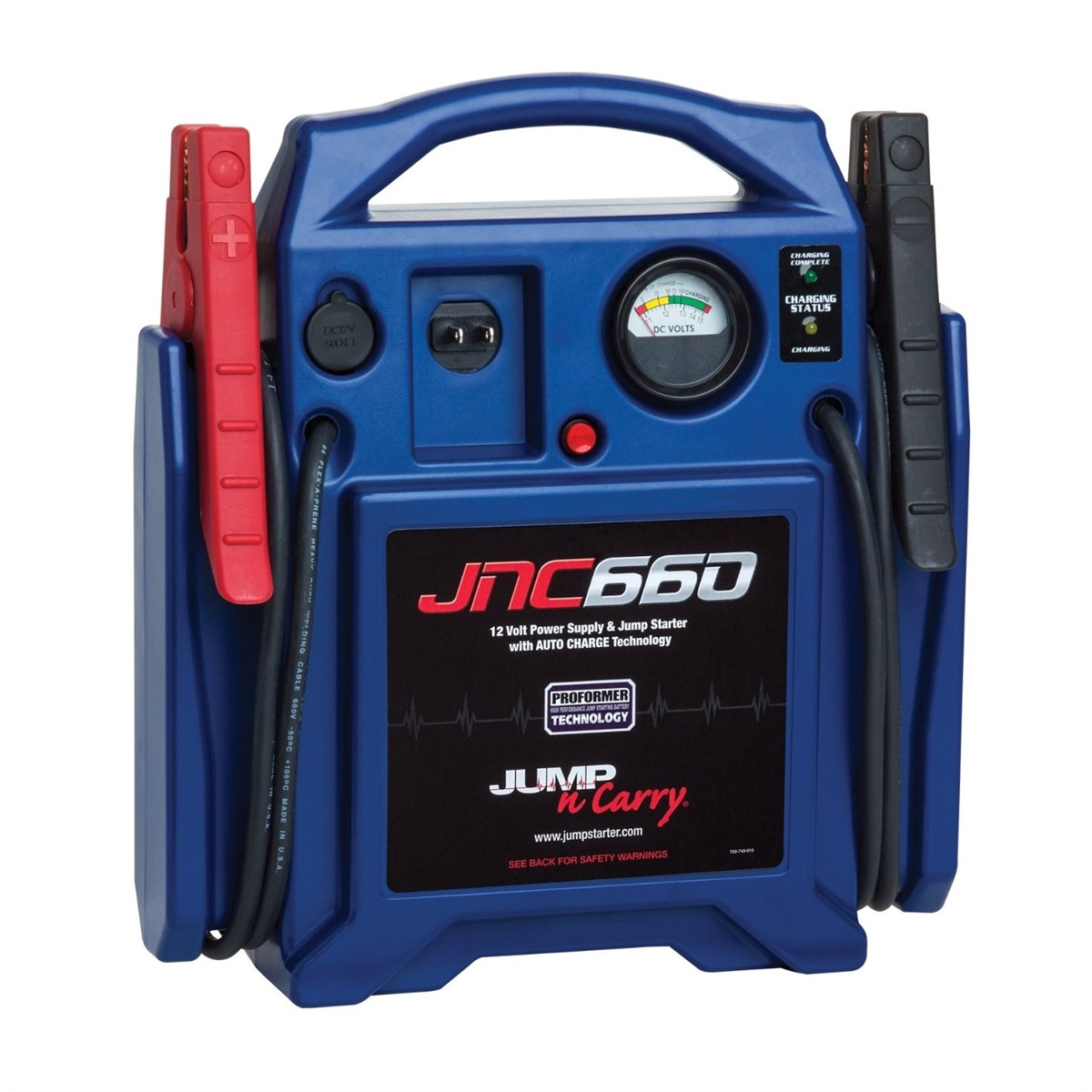 Clore Automotive Jump-N-Carry JNC660 1700 Peak Amp 12 Volt Jump