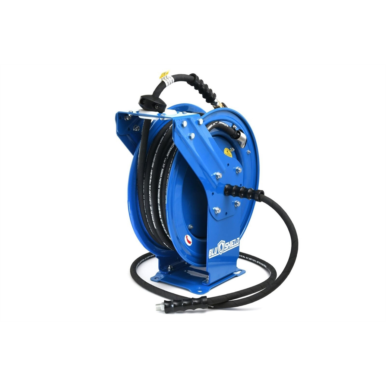 Hose Reel Self-Winding Pressure Power Washer, 4000 psi, Dual-Arm Retractable,  Grey : : Patio, Lawn & Garden