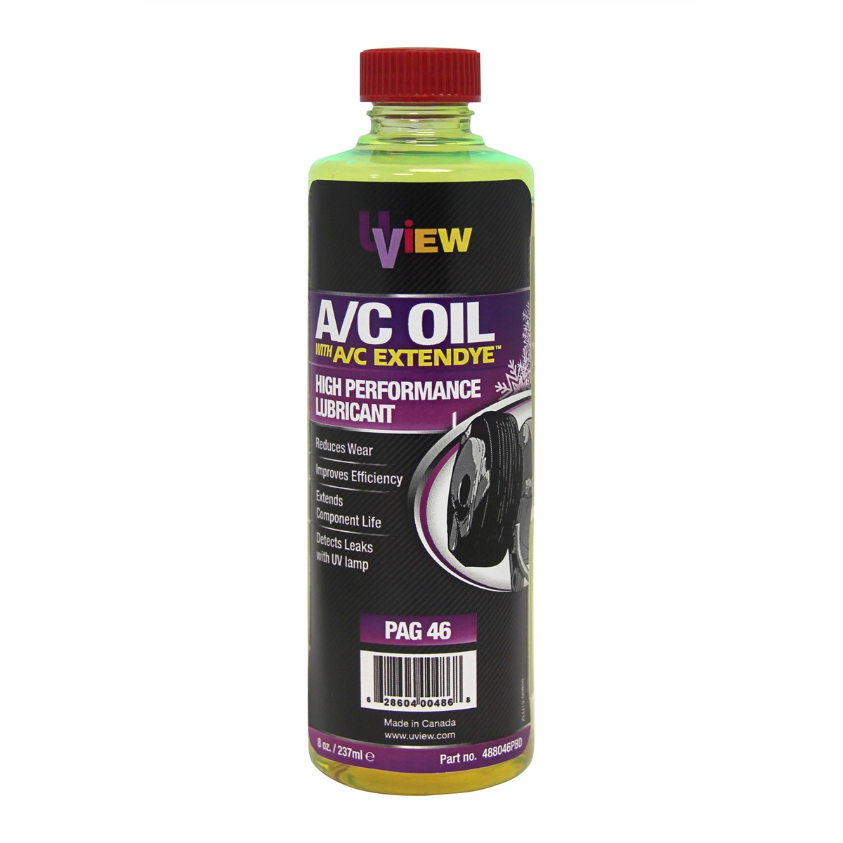 PAG 46 Oil with A/C ExtenDye - ATLAS Auto Equipment