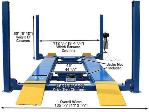 ATLAS Commercial Grade Alignment Lift 12,000 lb. Capacity