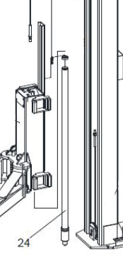 Hydraulic cylinder unit Atlas PVL 12 Z23AY10000 ATLAS Auto Equipment