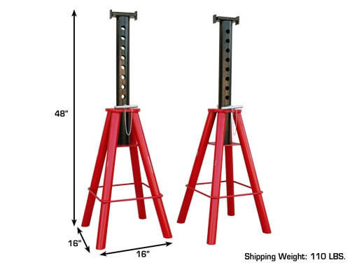 Tall Jack Stand 10 Ton Capacity (Set of 2)
