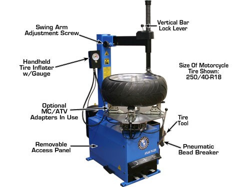 electric tire changer machine