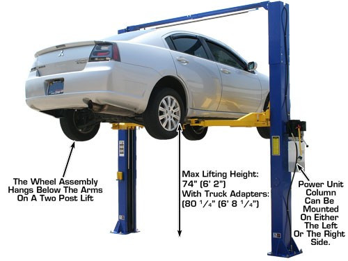 Atlas 9koh 2 Post 9000lb Capacity Car Lift