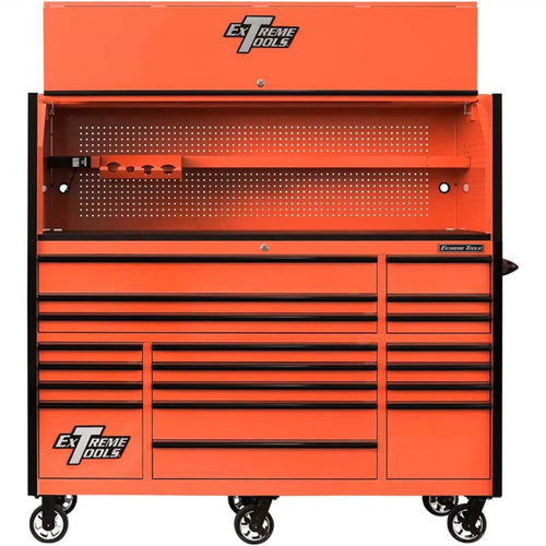 RX 72 PRO HUTCH & 19 DRWR CAB COMBO ORANGE BLAC RX 72 PRO HUTCH & 19 DRWR CAB COMBO ORANGE BLAC