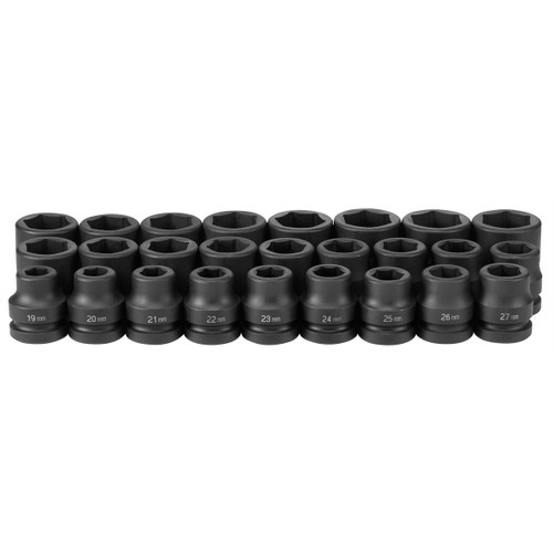 Grey Pneumatic 2020M 1/2" Drive X 20mm Standard Socket – 6-Point, Impact Grade