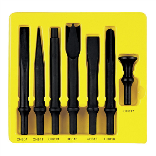 7-Piece Heavy-Duty Chisel Set with .498 Shank 7-Piece Heavy-Duty Chisel Set with .498 Shank