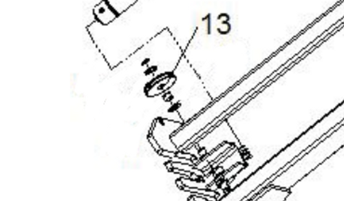 Cable pulley - Atlas PVL-9BP/PVL 12 - XSZ-1-02-11 Cable pulley - Atlas PVL-9BP/PVL 12 - XSZ-1-02-11