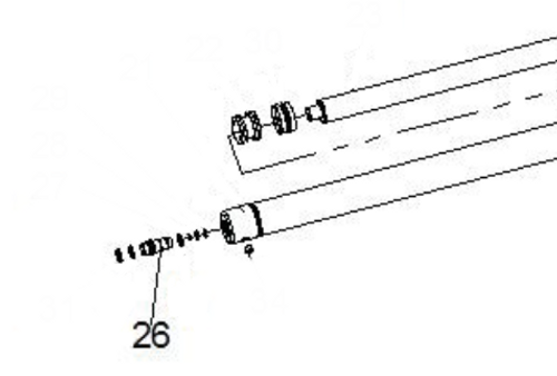 Restrictor body - Atlas PVL-9BP - Z11AY63808 Restrictor body - Atlas PVL-9BP - Z11AY63808