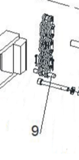 Chain pin - Atlas PVL-9BP - 0215111-02 Chain pin - Atlas PVL-9BP - 0215111-02