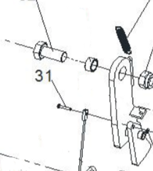 Screw M4X25 - Atlas PVL-9BP - 0206017 Screw M4X25 - Atlas PVL-9BP - 0206017