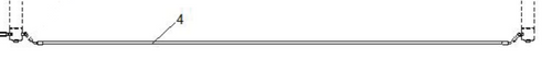 Hydraulic hose 1/4 L=2800 - Atlas PVL-9BP - XX2800 Hydraulic hose 1/4 L=2800 - Atlas PVL-9BP - XX2800