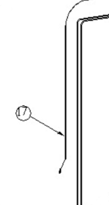 Safety release wire D.1.5 L=8000 (standard version) - PVL 10 - Z23A502100 Safety release wire D.1.5 L=8000 (standard version) - PVL 10 - Z23A502100