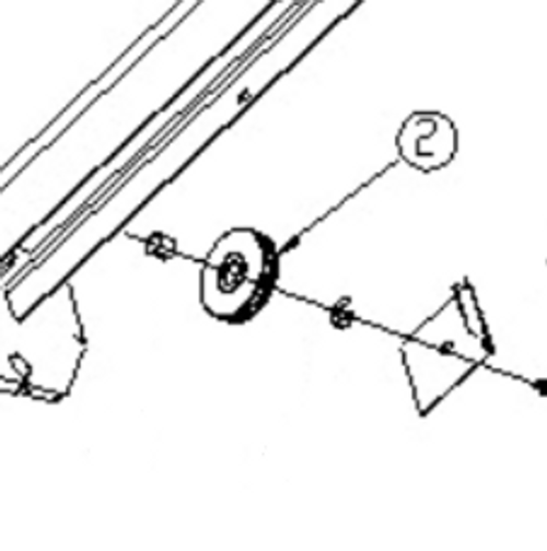 Cable pulley - PVL 10 & PVL 10H - Z23A110001T Cable pulley - PVL 10 & PVL 10H - Z23A110001T