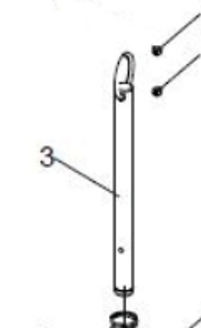Arm lock release pin - Atlas  PVL 12 - Z23G231100 Arm lock release pin - Atlas  PVL 12 - Z23G231100