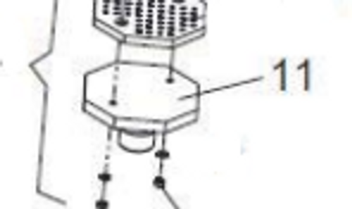 Pad support - Atlas  PVL 12 - Z23G501100