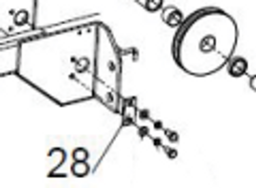 Anti-rotation plate - Atlas  PVL 12 - Z23G410002 Anti-rotation plate - Atlas  PVL 12 - Z23G410002