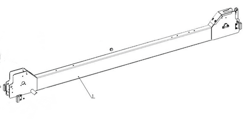 Beam A weldment - Atlas PVL 14 - Z72B211000 Beam A weldment - Atlas PVL 14 - Z72B211000
