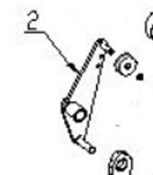Cable slack lever  - Z72B212000 Cable slack lever  - Z72B212000