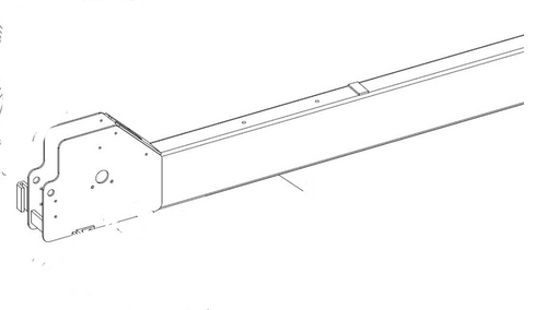 REAR BEAM WELDMENT for PVL14OF-EXT REAR BEAM WELDMENT for PVL14OF-EXT