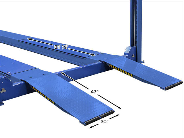 ATLAS Platinum PVL14OF-EXT ALI Certified Open Front Alignment Lift