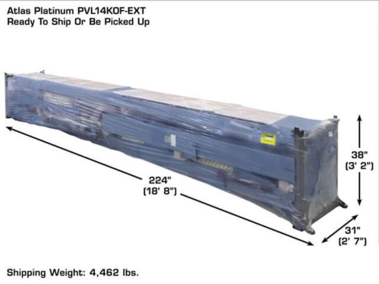 ATLAS Platinum PVL14OF-EXT ALI Certified Open Front Alignment Lift ATLAS Platinum PVL14OF-EXT ALI Certified Open Front Alignment Lift