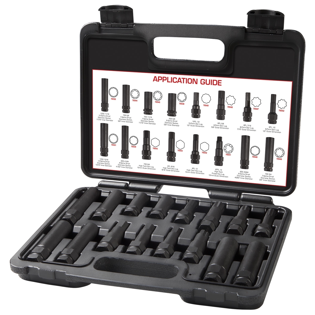 16PC LOCKING LUG MASTER KEY SET - ATLAS Auto Equipment